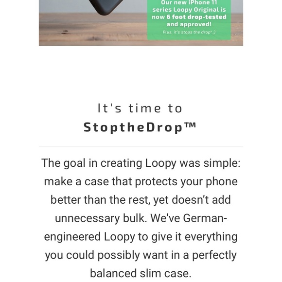 Loopy iPhone 11 case, right handed style - Picture 3 of 3